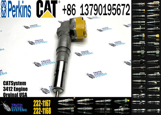 Excavator Engine parts Fule Injetor232-1167 20R-5392 173-4059 198-6877 10R1262 232-1170 for 3412E 3408 Fuel Injector