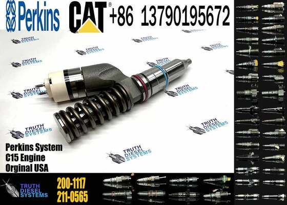 Excavator Accessories for CAT C11 C13 C15 Fuel Injector 191-3003 1913003 200-1117 2001117 for Construction Machinery