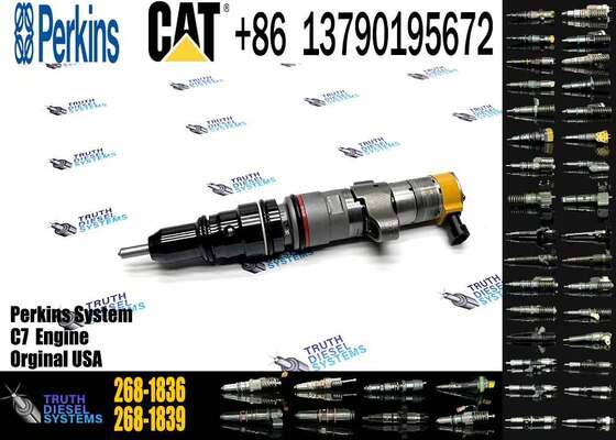 Excavator Injector Diesel Fuel Injector Assembly 268-1836 2681836 for CAT C7 Engine