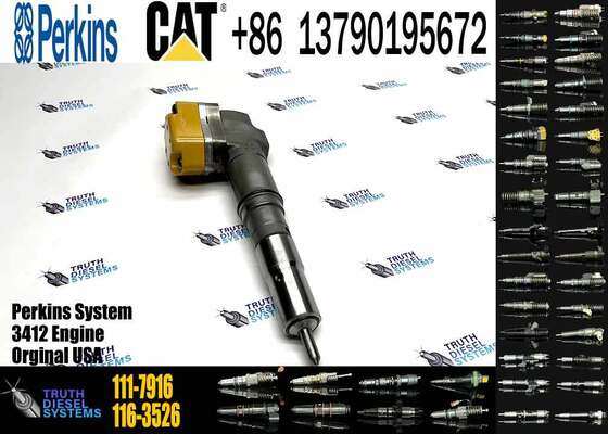 Fuel Injector 104-3377 174-7526 111-7916 138-8754 0R-8624 for CAT 3408E 3412E Engine 769D 773D 775D 631E 633E II 637E 651E 657E