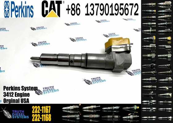 New 3412E 3408 Diesel Fuel Injector for Excavator Engine Parts 232-1171 10R-1267 232-1183 10R-1266 4CR01974