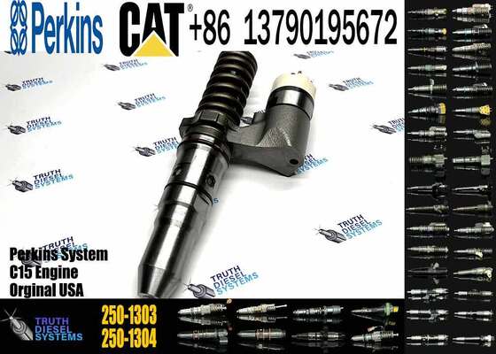 Machinery Engine Parts Fuel Injector 250-1303 10R-1276 Common Rail Injector for Cater-pillar CAT Engine 3516B 3516 Loader 994D