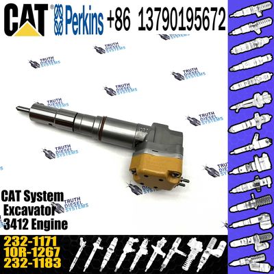 Diesel Fuel Injector 232-1171 10R-1267 For Cater-pillar 3412E Common Rail 10R1267   2321171