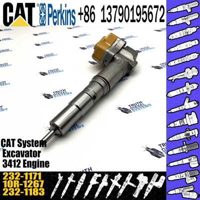 Diesel Fuel Injector 232-1171 10R-1267 For Cater-pillar 3412E Common Rail 10R1267   2321171