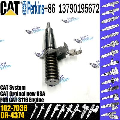 3116 common rail injectors 102-7038 0R-4374 7E-6193 105-1694 0R-8682 9Y-4982 for Caterpillar excavator