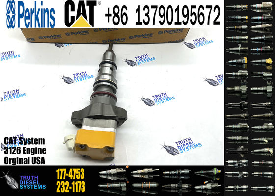 Original new Fuel Injector AssemblyCat engine parts 3126 cat injector 2321173 232-1173 for CAT 3408 3412 E Diesel Engine