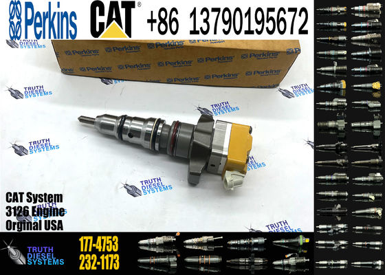 Original new Fuel Injector AssemblyCat engine parts 3126 cat injector 2321173 232-1173 for CAT 3408 3412 E Diesel Engine