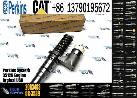 Excavator Parts 3512B Engine Injector 10R-2827 20R3483 20R-3247 389-1969 379-0509fuel injector For Excavator