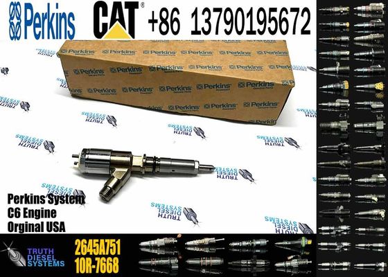 Common Rail Diesel Fuel Injector 2645A751 3200655 320-0655 For Excavator C6.6 C6.4 C4.4 Engine 320D