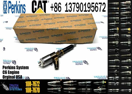 320D Diesel Common Rail Fuel Injectors 10R-7672 320-0680 For Caterpillar CAT C4.4 C6.6 Engine PERKINS 2645A747