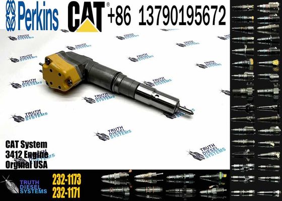 Fuel Injector 10R1266 232-1183 232-1173 232-1168 174-7528 174-7526 For Cat Engine 3412 3412E Excavator Spare Parts