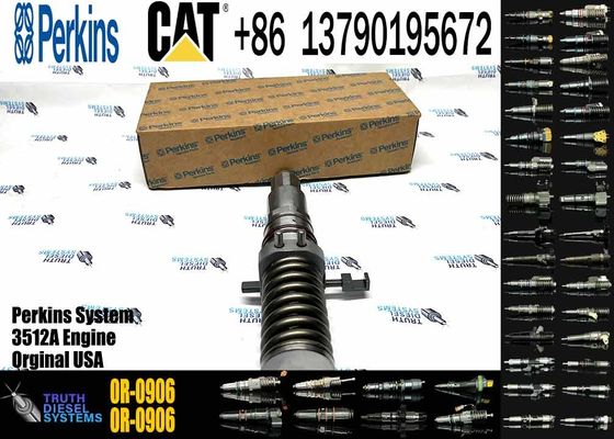 Fuel Injector 4P-9075 0R-3051 0R-0906 Common Rail Fuel Injector for Caterpillar Machinery 3512 3516 3508 Diesel Engine Parts