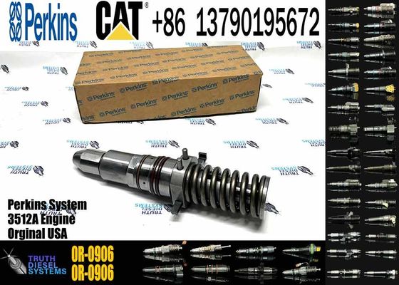 Fuel Injector 4P-9075 0R-3051 0R-0906 Common Rail Fuel Injector for Caterpillar Machinery 3512 3516 3508 Diesel Engine Parts