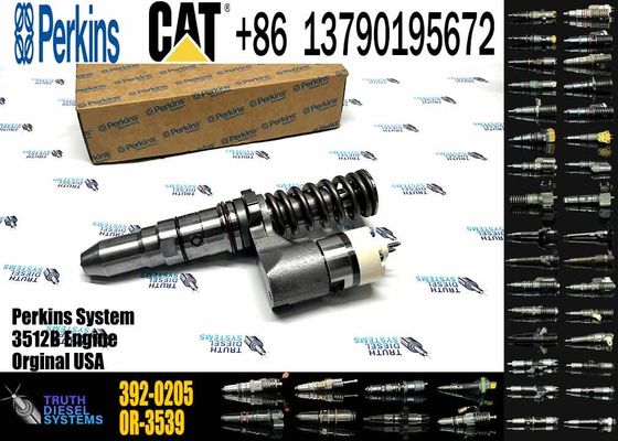 CAT Fuel Injector 392-0205 20R-1269 Common Rail Injector for Caterpillar Excavator Dozer 3512 3516 Diesel Engine Parts