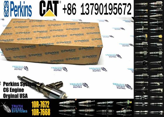 10R-7672 10R-7673 Common Rail Injector for Caterpillar CAT Perkins C6.6 C4.4 Engine