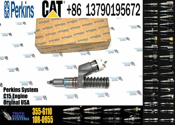 Common Rail Fuel Injector 355-6110 3556110 CAT Injector for Caterpillar C13 Diesel Engine Parts Construction Machinery