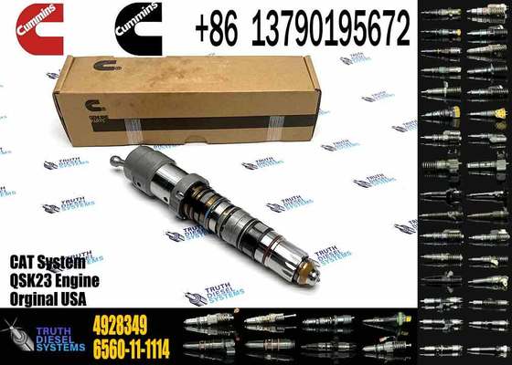 Construction Machinery PartsFuel Injector for QSK23 Diesel 3766446 4088427 4928346 4928349 for CUMMINS Diesel Engine