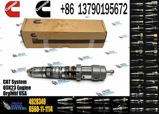 Construction Machinery PartsFuel Injector for QSK23 Diesel 3766446 4088427 4928346 4928349 for CUMMINS Diesel Engine