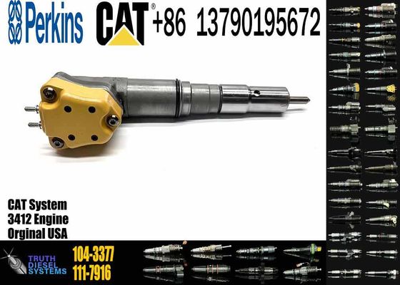 Fuel Injector 104-3377 174-7526 111-7916 138-8754 0R-8624 for CAT 3408E 3412E Engine 769D 773D 775D 631E 633E II 637E 651E 657E