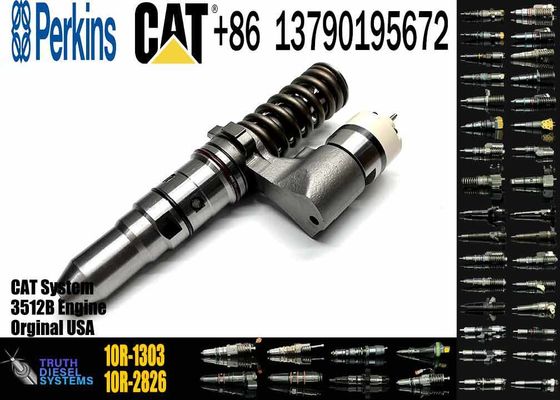 Fuel Injector 250-1302 10R-1303 Common Rail Fuel Injector for CAT 3512B 3516B Caterpillar Excavator Dozer Diesel Engine Parts