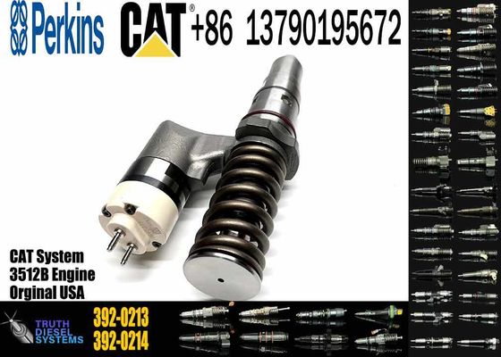 For Caterpillar Machinery Parts Fuel Injector 392-0213 443-9454 Diesel for Cat Engine 3508B 3512B 3516B