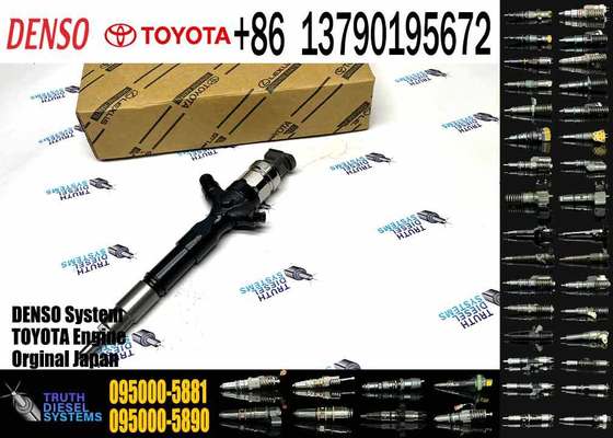Common Rail Fuel Injector 23670-30050 095000-5881 for Toyota Hiace Hilux 2KD