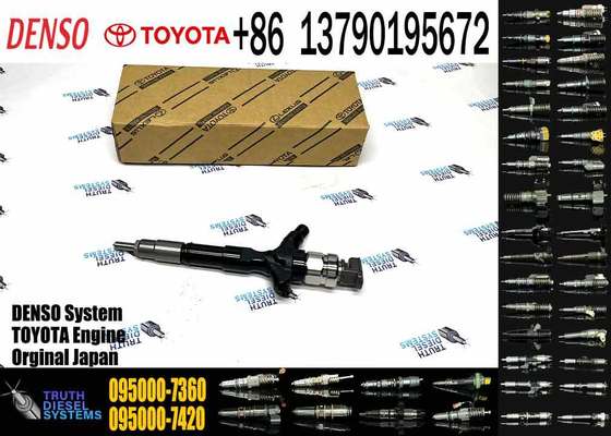 Diesel Fuel Injector 095000-7360 23670-39155 for Denso Toyota 1KD 1KD-FTV 3.0L D-4D Euro 3