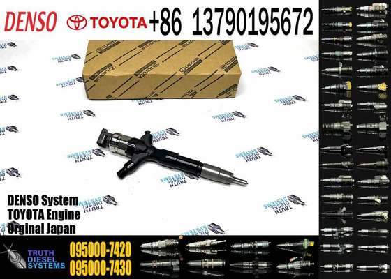Diesel Fuel Injector 095000-7420 23670-30250 for Toyota 2.5 2KD-FTV Engine