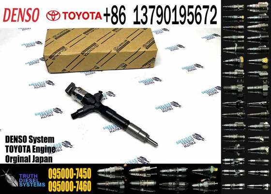 Common Rail Diesel Injector 095000-7450 23670-39225 for Toyota 2KD-FTV 2.5 D-4D Engine