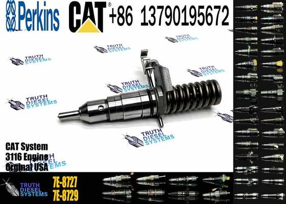 3114 3116 Engine Diesel Fuel Injector 7E-8727 7E8727 0R-3002 for Caterpillar Excavator 205B 213B 214B 224B E110B E240B E240C