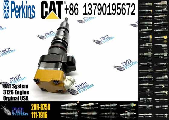 New High Quality Factory Price Common Rail Fuel Injector 20R-8758 20R8758 for Caterpillar 3126 Engine
