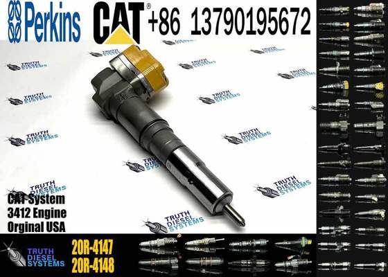 Fuel injector 20R-4147 For Caterpillar CAT 3412 Engine 637E 631E 637G 631G Wheel Tractor AE40 AD45 AE40 II AD40