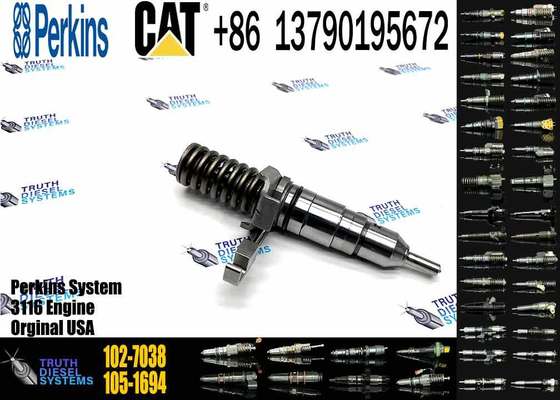 Best Quality Excavator Parts Diesel Fuel Injector 102-7038 1027038 for CAT Engine 3116