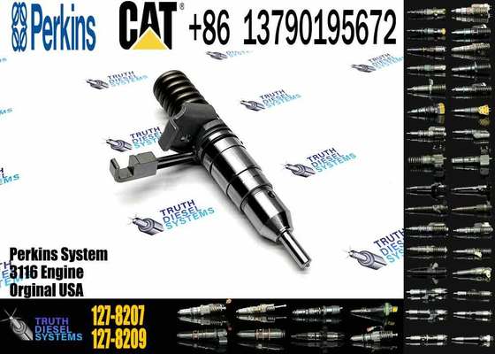 Common Rail Engine Injectors 127-8207 127-8209 for Caterpillar 3114 3116 Compatible E200B E320B Construction Machinery Parts
