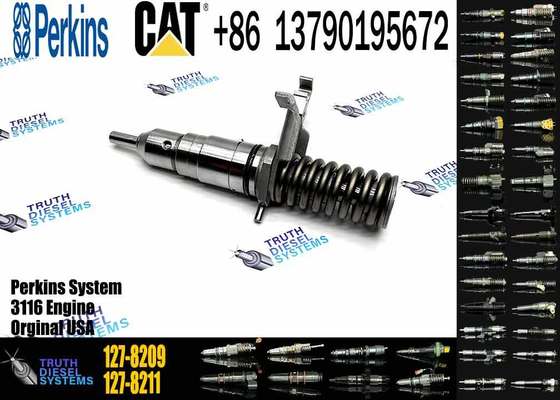 Rushed Fuel Injector 127-8209 1278209 for Caterpillar CAT Engine 3116 3114 Series