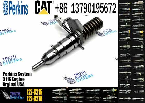 Genuine 8mm Plunger Mechanical Diesel Injector 127-8216 Fuel Injector for CAT 3114 3116 Engines Construction Machinery Parts
