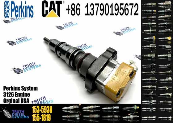Diesel Fuel Injector 153-5938 232-1168 156-3895 204-2467 232-1167 173-4059 for Caterpillar CAT Engine 3412E 3412 Tractor
