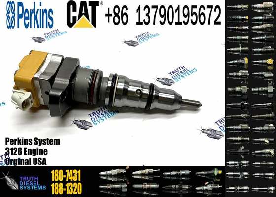 Hot Sell Common Rail Fuel Injector 180-7431 1807431 Diesel Fuel Injector for CAT Caterpillar 3126B Engine