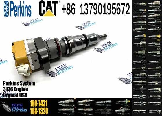 Hot Sell Common Rail Fuel Injector 180-7431 1807431 Diesel Fuel Injector for CAT Caterpillar 3126B Engine