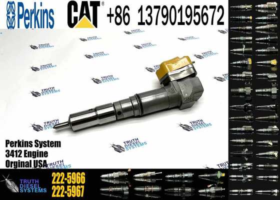 Excavator Accessories Fuel Injector 104-3377 0R-8786 126-0499 222-5966 for CAT 3126B 3126E for Construction Machinery