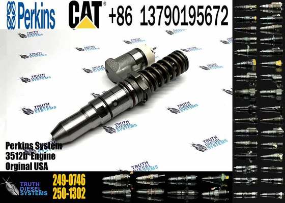 Diesel Fuel Injector 249-0746 20R-0850 for Cat 3524B Engine Construction Machinery Parts 162-8813 386-1767 for Excavator