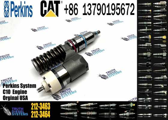 C10 C12 3176C Fuel Injector Engine Parts 212-3463 2123463 10R-0963 10R-9235 Excavator Spare Parts for CATERPILLAR 345B 365B