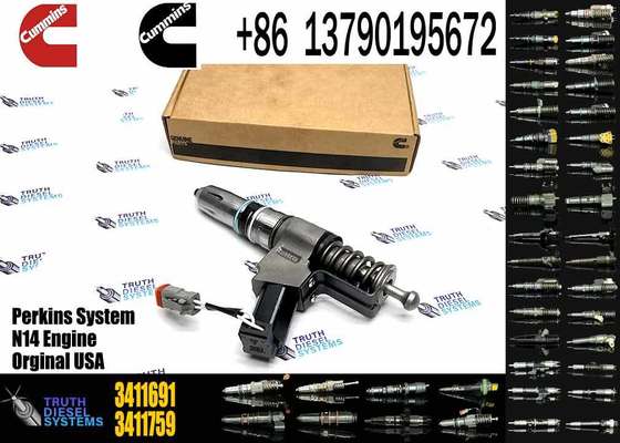 High Quality Price for Cummins N14 Series diesel Engine Parts Construction Machinery Parts Common Rail Injector OE 3411691