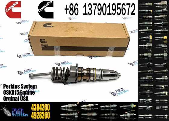 New Construction Machinery Parts Fuel Injector for QSKX15 Diesel Engine OEM 4928262 4384260 Stainless Steel 1 Year Warranty