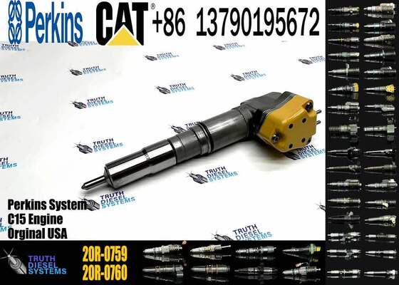 CAT 3412 Truck Engine Fuel Injector 198-4752 104-3377 20R-0759 for Spray Valve System Spare Parts