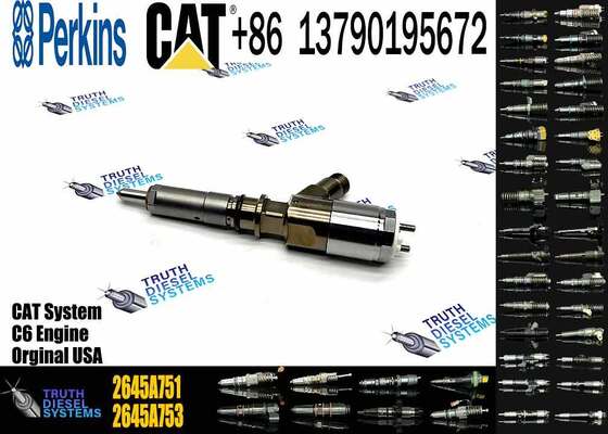 Common Rail Diesel Fuel Injector 2645A751 3200655 320-0655 for Excavator C6.6 C6.4 C4.4 Engine 320D