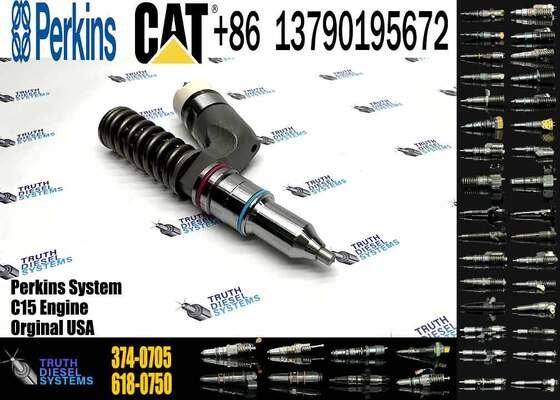 New Diesel Engine Injector 276-8307 374-0705 1OR-0724 253-0597 1OR-9787 20R-8048 Steel for Caterpillar C18 C15 Common Rail