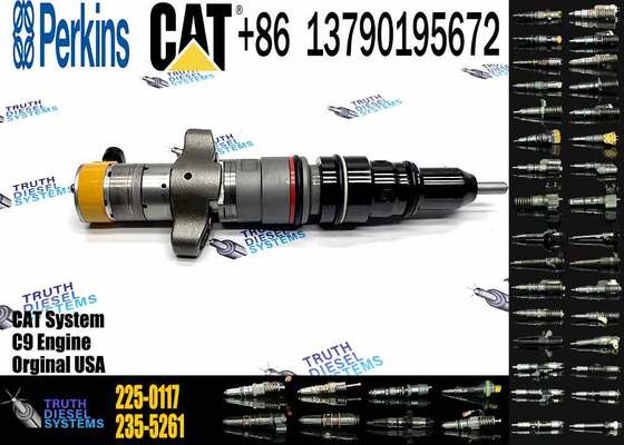 Excavator Accessories Fuel Injector 225-0117 236-0957 238-8092 240-8063 242-0857 245-3516 for CAT C9 Construction Machinery