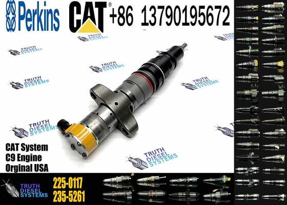 Excavator Accessories Fuel Injector 225-0117 236-0957 238-8092 240-8063 242-0857 245-3516 for CAT C9 Construction Machinery