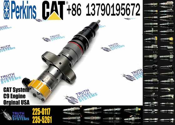 Excavator Accessories Fuel Injector 225-0117 236-0957 238-8092 240-8063 242-0857 245-3516 for CAT C9 Construction Machinery